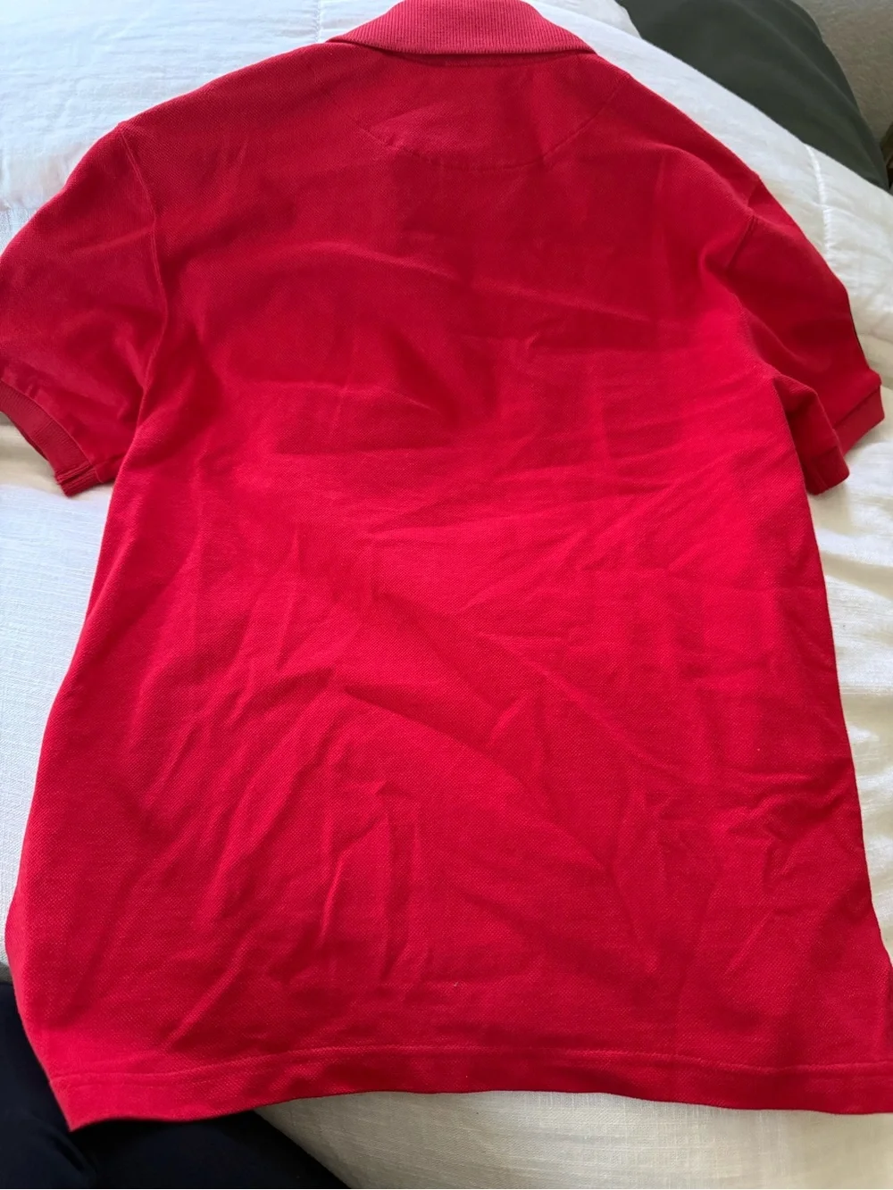 Givenchy Red Polo with Black Logo Tabs